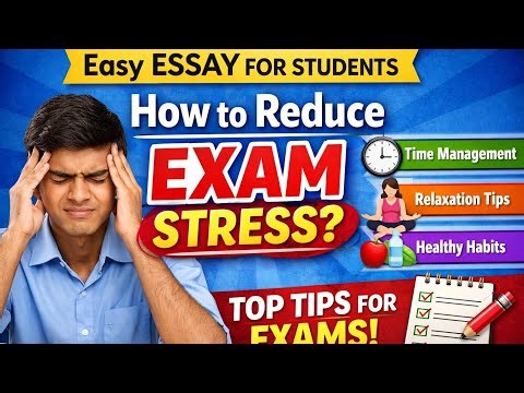 How to Reduce Exam Stress Essay | Easy Essay for Students |