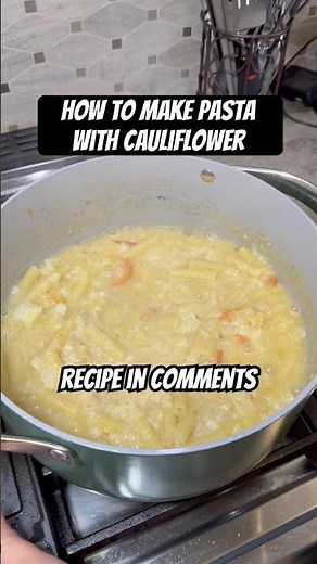 How to make pasta with cauliflower #pasta #recipe #italianfood
