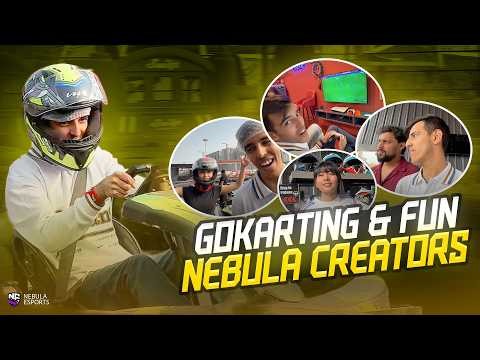 I Challenged Nebula Creators for Go-Kart Race | Vlog 2