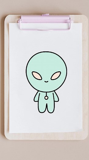 Cute Alien Drawing Tutorial: Easy Step-by-Step Guide