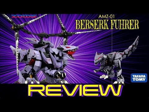 ZOIDS AMZ-01 Berserk Fuhrer Review - The NEW Metal Build Line of Zoids