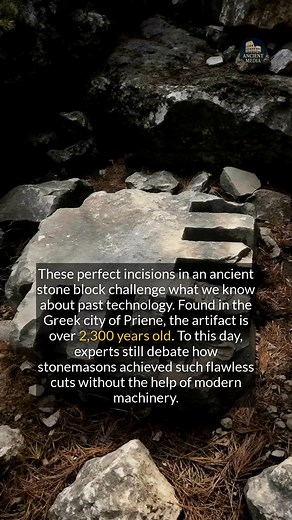 This 2,300-year-old stone block has cuts so perfect they defy our knowledge of ancient technology. #ancienthistory #archaeology #construction | Ancient Media