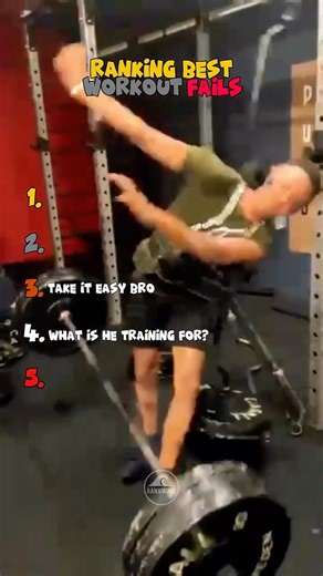 Ranking BEST WorkOut Fails 😂💪 #shorts