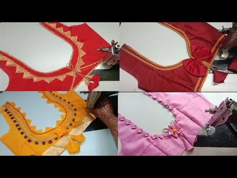 How to Make Blouses that ACTUALLY FIT (Sewing Tutorial) Blouse Design Cutting and stitching
