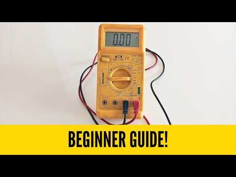 How To Use A Multimeter (Symbols Explained, Checking Voltage, Resistance...)