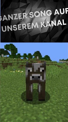 Minecraft Kuh Song #aisong #minecraft #shorts #cow #kuh