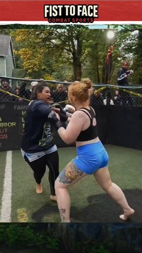 Ginger's thick, but she's quick ⚡️ #boxing #backyard #quick