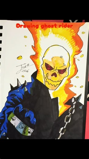 Drawing Ghost Rider: A Step-by-Step Art Tutorial
