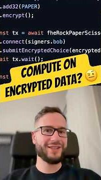 Computing on Encrypted Data?! 🔐