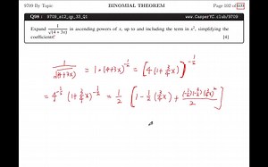 Binomial expansion3