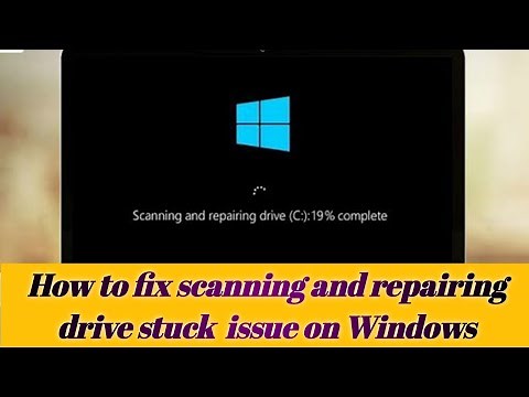 How to fix Scanning and Repairing drive C || how to fix scanning and repairing drive c windows 10