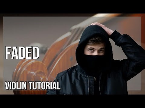 SUPER EASY: How to play Faded by Alan Walker on Violin (Tutorial)