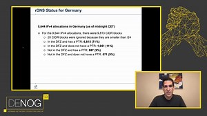 Reverse DNS Survey of DE
