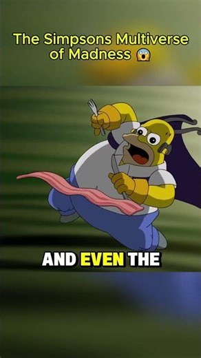 The Simpsons Multiverse of Madness 😱 Homer’s Infinite Death Loop! #shorts