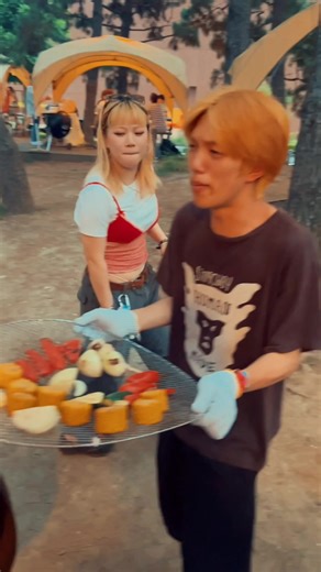 みんなでバーベキュー🍖 🎥 @HARUKI @ぶらくらのヒロト #ぶらくらTiKToK部 #バーベキュー #夏休みvlog