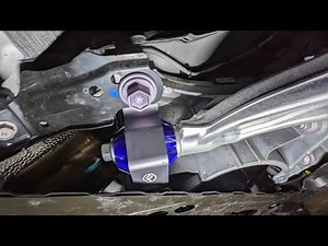 FIGS Engineering Lower Front Rear Mount #2 Polyurethane Bushing Installed // Lexus IS500