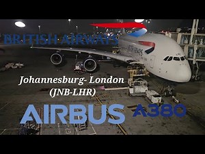 ✈️ British Airways A380 Flight Review | BA56 Johannesburg to London Heathrow | (World Traveller)