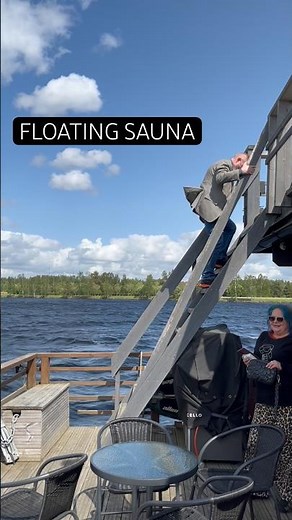 SAUNA Barge on Lake Saimaa | FINLAND Travel