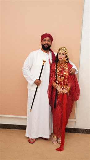 ‎𝐅𝐚𝐭𝐞𝐧 𝒂𝒍 𝒉𝒂𝒎𝒘𝒊𝒆𝒉 | ﮼فاتن‌الحموية‎ on Instagram‎: "وهي تجرتك سوداني 🥰♥️ @moweeezy . . . #love #red #couple #wedding #sudan"‎