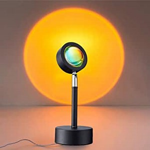 Sunset Lamp Projection Room Decor Sunset Light LED Lights for Bedroom Halo Lamp Projector 180 Degree Rotation Sun lamp