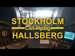 TRAIN DRIVER'S VIEW: Stockholm-Hallsberg (via Västerås)