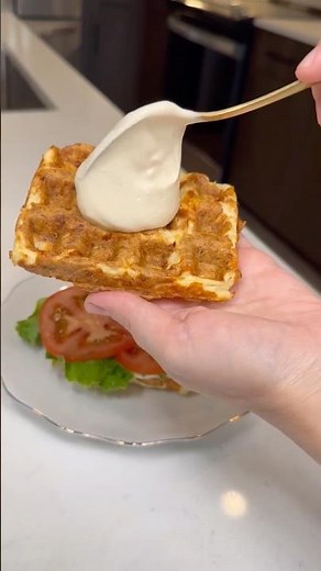 Delicious and Healthy Chicken Waffles 🧇
