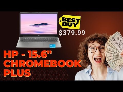 💻 HP 15.6" Full HD Chromebook Plus Laptop | Intel Core i3 | 8GB RAM | 128GB UFS | Google AI $379.99