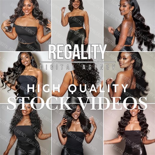 Ai-generated Hair Stock Videos: Beauty & Hair Extension Images (MP4 Digital Download) - Etsy