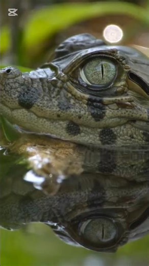 Baby crocodiles and their sounds. #animals #video #shortvideo #wildlife #crocodile #animalsounds