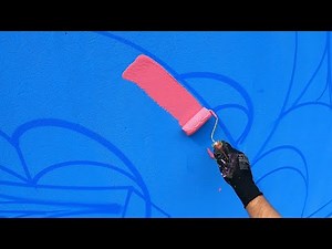 Graffiti Piece Blue & Pink Resk12