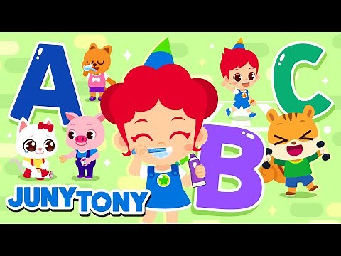 Good Habits ABC Song | Learn the Alphabet and Good Habits | The Alphabet Song | JunyTony