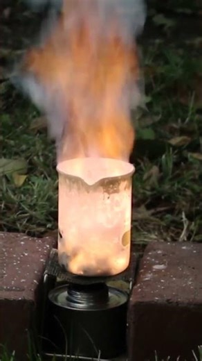 Halloween Candy Corn Destruction! Catch the full video in my channel! #science #dangerous #candy