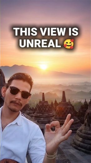 Magical Sunrise at Borobudur Temple 🌅 | Peaceful Morning Views