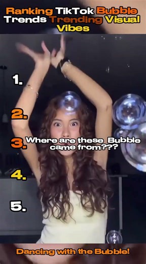 Ranking The TikTok Bubble Trends Trending Visual Vibes #dancetrend #bubble #trendingnow