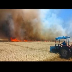 227K views · 1.1K reactions | Fire Rescue By Tractor | Agri Video | Facebook