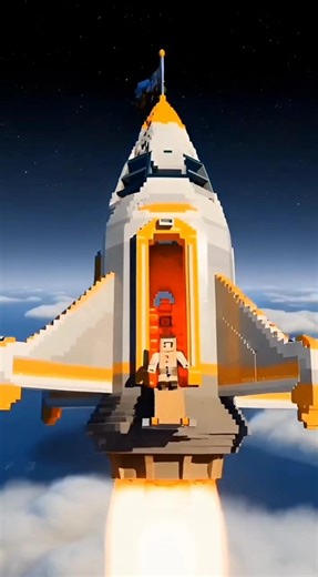 Scene 20: Mysterious Signal from the Moon Minecraft #minecraftshorts#alien#alieninvasion#gaming