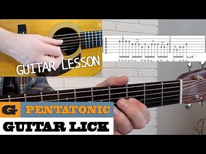 G Pentatonic Lick | Tony Rice & Del McCoury – Bluegrass Guitar Lesson with TAB