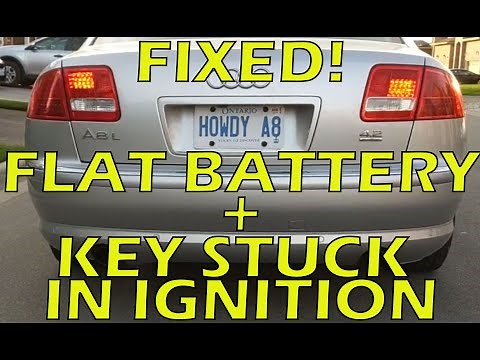 Howdy A8 Ep. 15 - How to fix the 'flat battery + key stuck in the ignition' issue on the Audi A8 D3