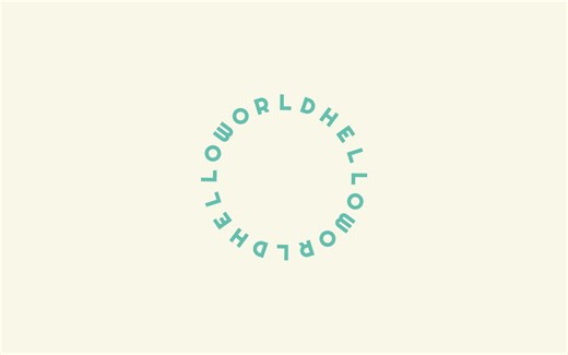 HTML5+CSS3+JS小实例：环形文字动画特效