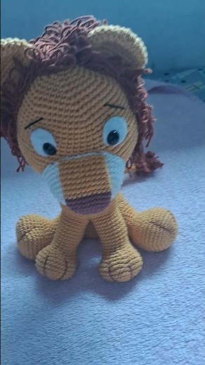 Leão simba em amigurumi #amigurumi#amigurumiparainiciante