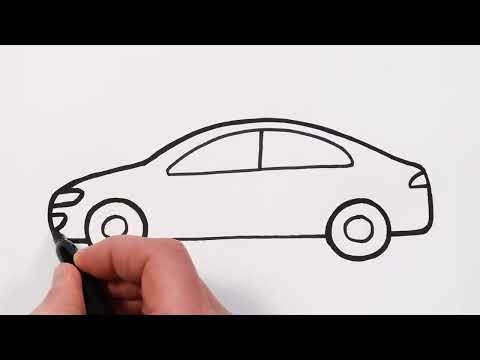 How to Draw a Car | Super Easy Step-by-Step Tutorial! 🚗✨