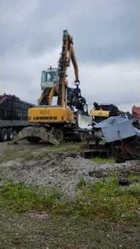 Scrapping out a retired gleaner combine. Another day at the salvage yard! #tractorandcombinesalvage