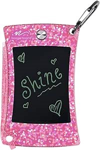 Portable Pink Jot Pocket with Clip by Boogie Board