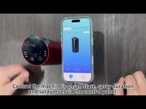 Portable Aroma Diffuser App Operation Details