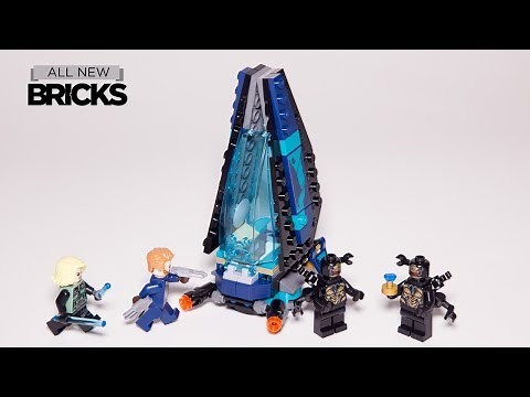 Lego Marvel Super Heroes 76101 Outrider Dropship Attack Lego Speed Build with Minifigure Animation