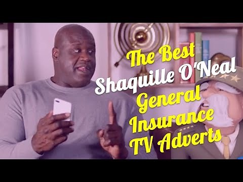 The best General Insurance TV adverts featuring Shaquille O'Neal compilation