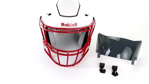 Football Visor, visor for helmet football，football accessories，football gear，REVO chrome color process,Flat Lens Technology,Anti-glare and UV protection,Fits Youth and Adult Football Helmets adaptation Schutt F7 Riddell SpeedFlex