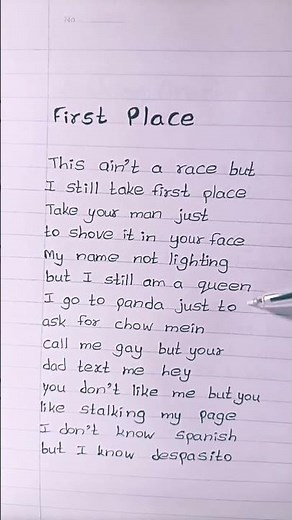 First Place lyrics - Larray #firstplace #larray