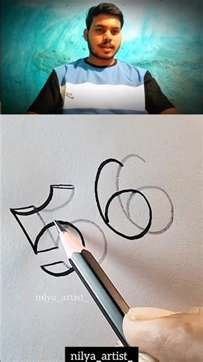 how to draw 3d numbers? watch