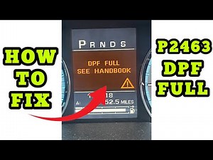Jaguar XJ DPF Full Fault Code P2463 P1247 Boost Pressure FIXED!!!